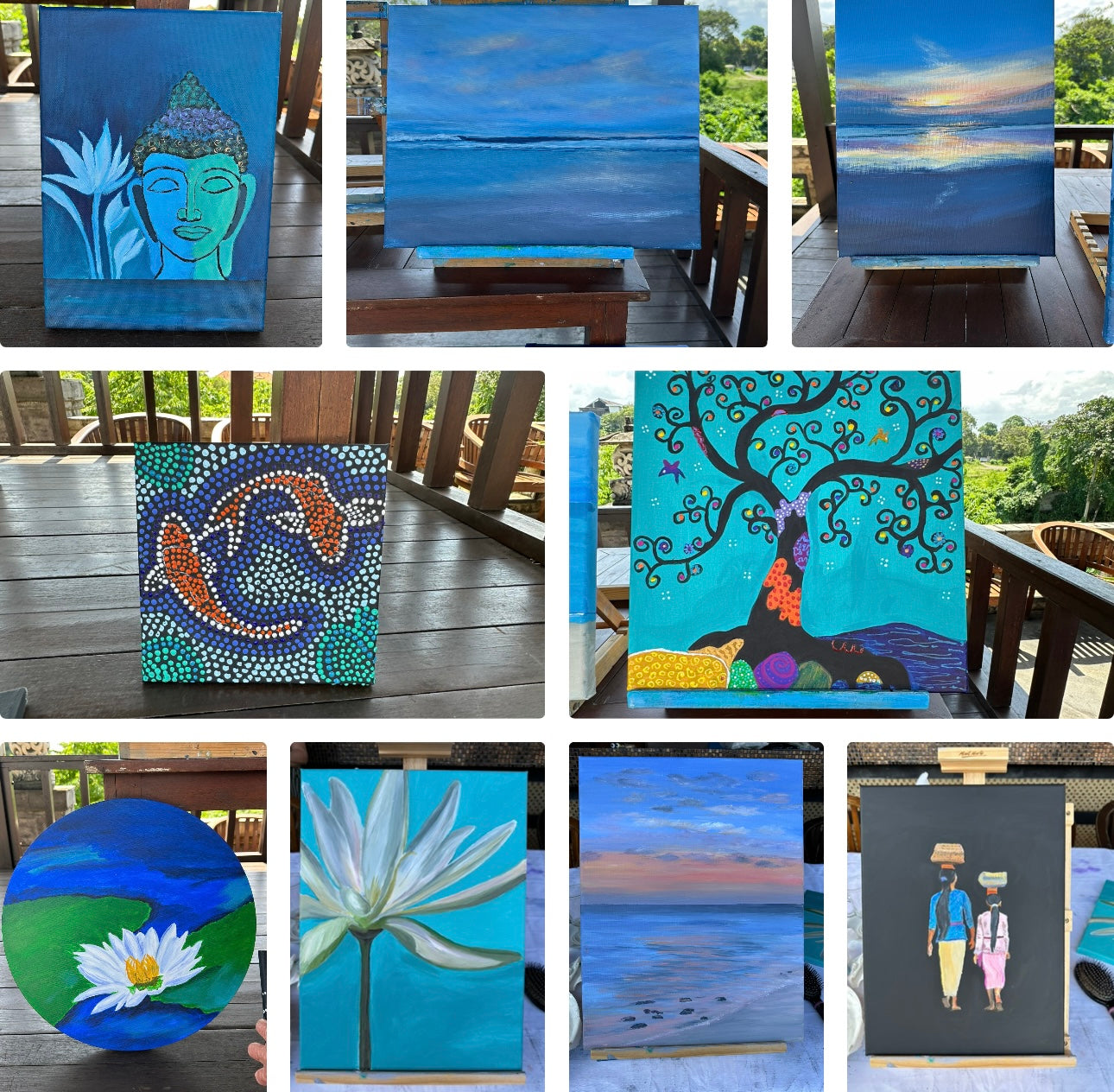 Bali Art Retreat - Acrylics - 15 to 21 May 2025 - Seminyak - $2,650