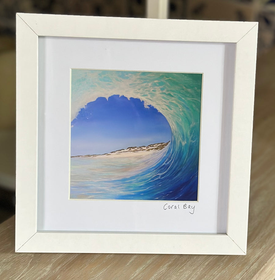Coral Bay white frame