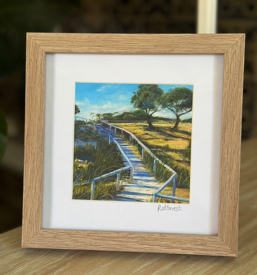 Stairs, Rottnest (oak frame)