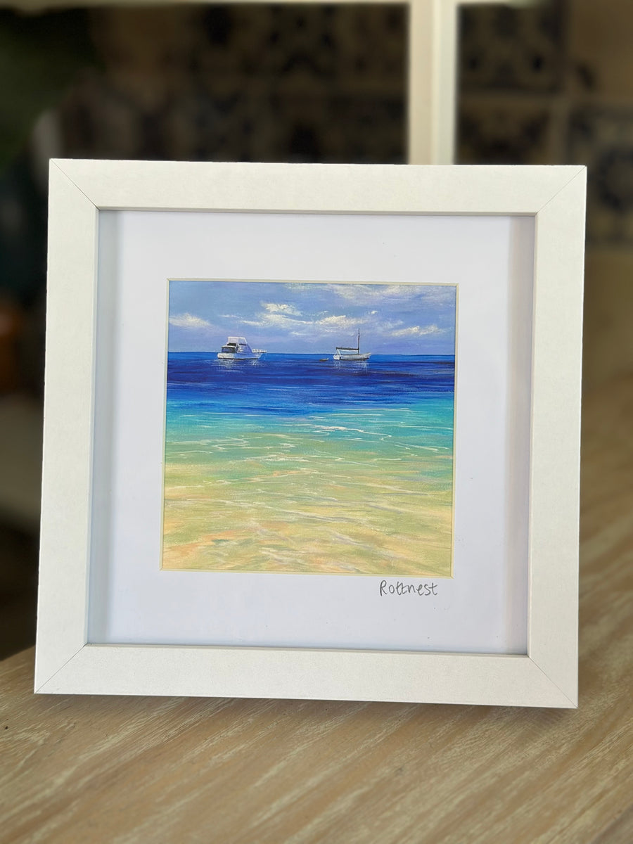 Rottnest boats (white frame)