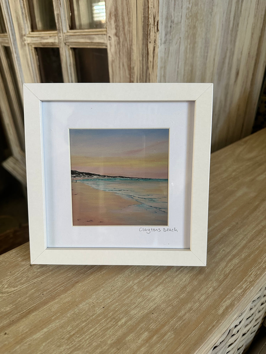 Clayton Beach Sunrise (white)