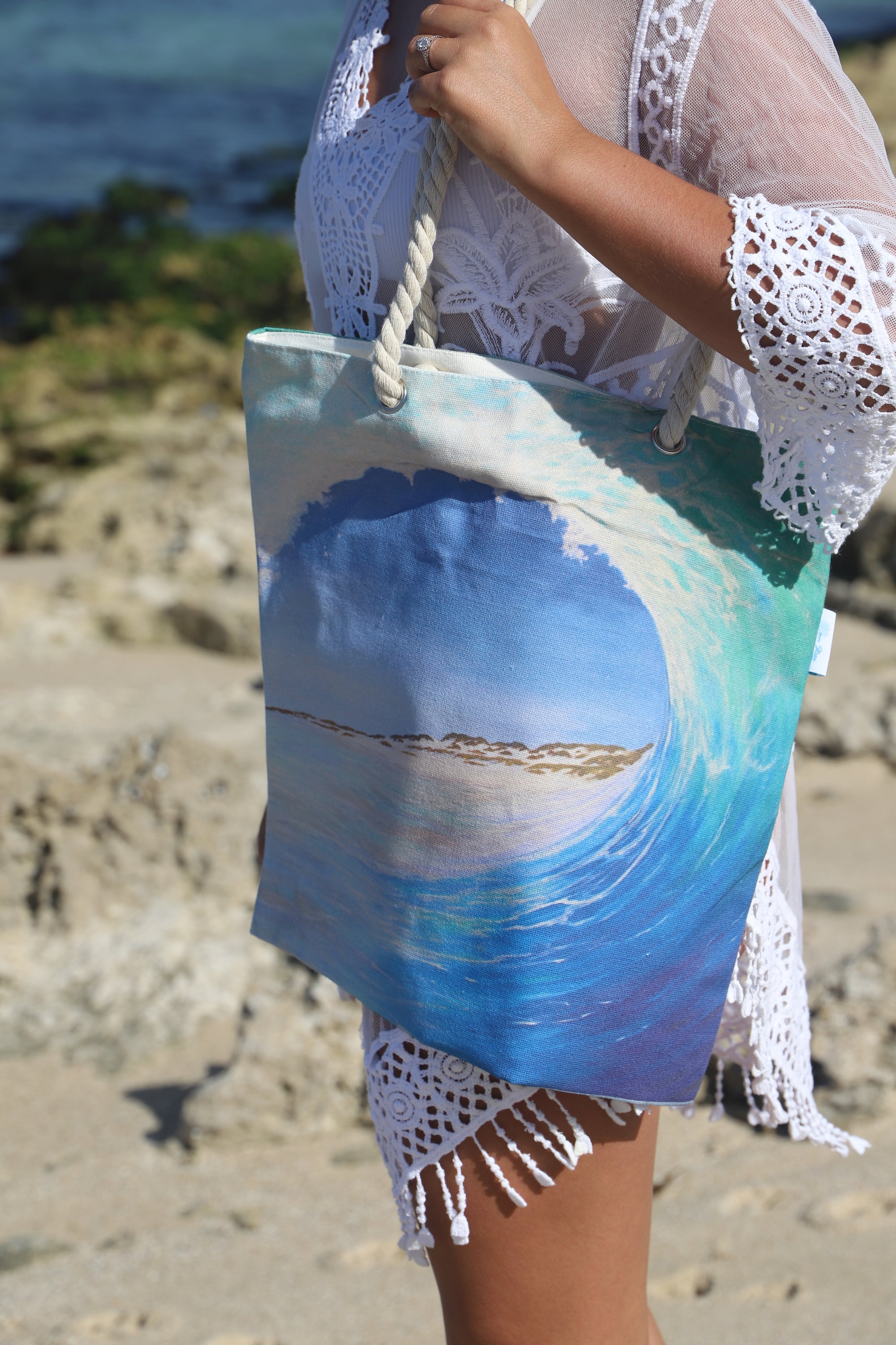 Into the Barrel Tote Bag Ann Steer Art Gallery