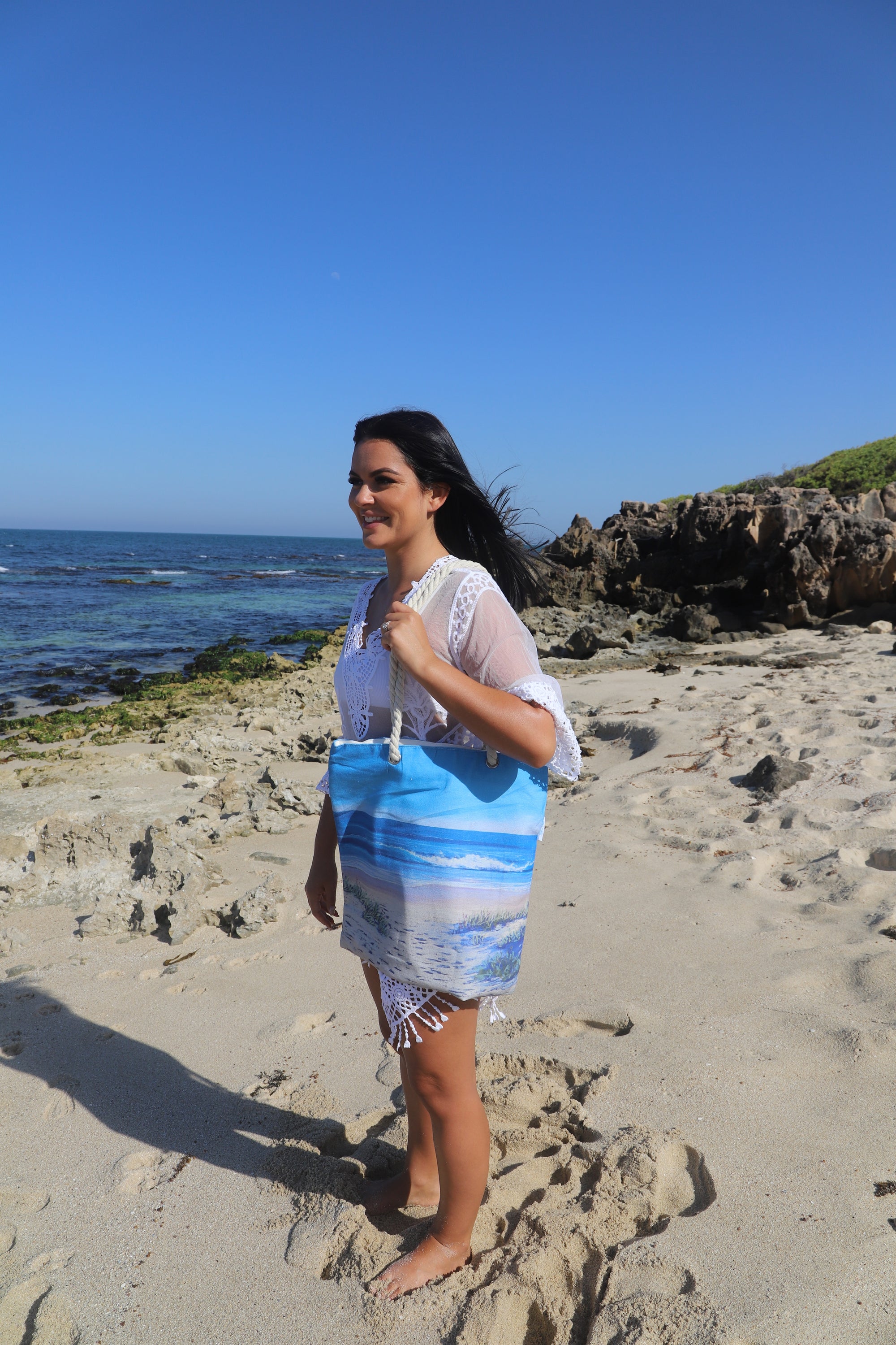 Down the Track Tote Bag