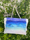 Tranquility tassel tote bag