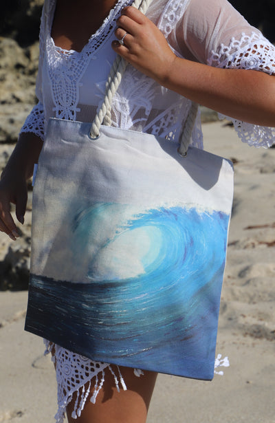 Crashing Wave Tote Bag